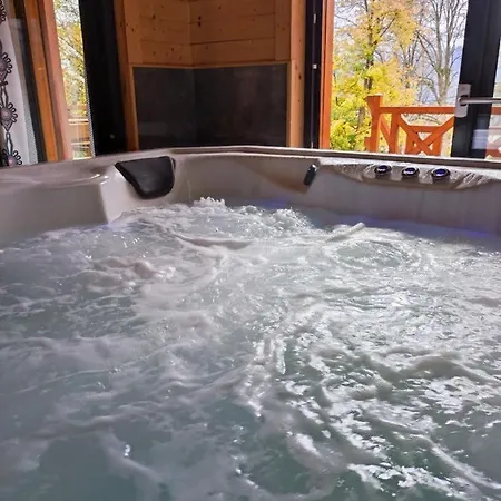 Dom Drewniany Z Sauna I Jacuzzi W Szklarskiej Porebie