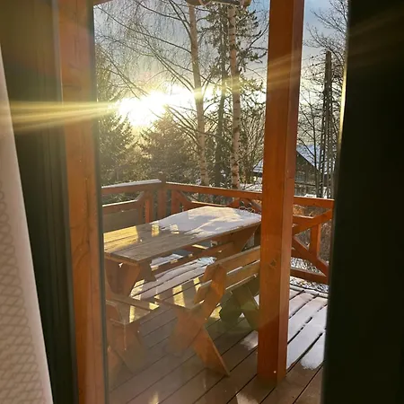 Hébergement de vacances Dom Drewniany Z Sauna I Jacuzzi W Szklarskiej Porebie