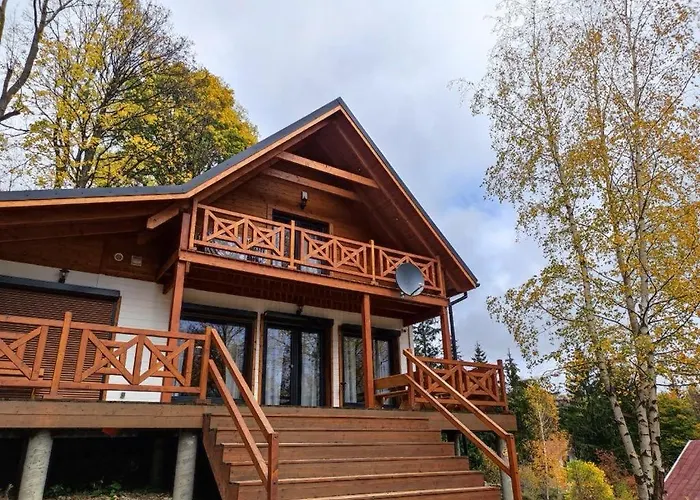 Dom Drewniany Z Sauna I Jacuzzi W Szklarskiej Porebie Дом отдыха Шклярска-Поремба